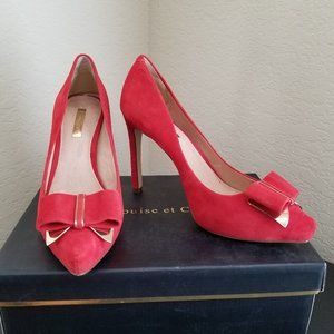 Louise et Cie Suede Orange Pump